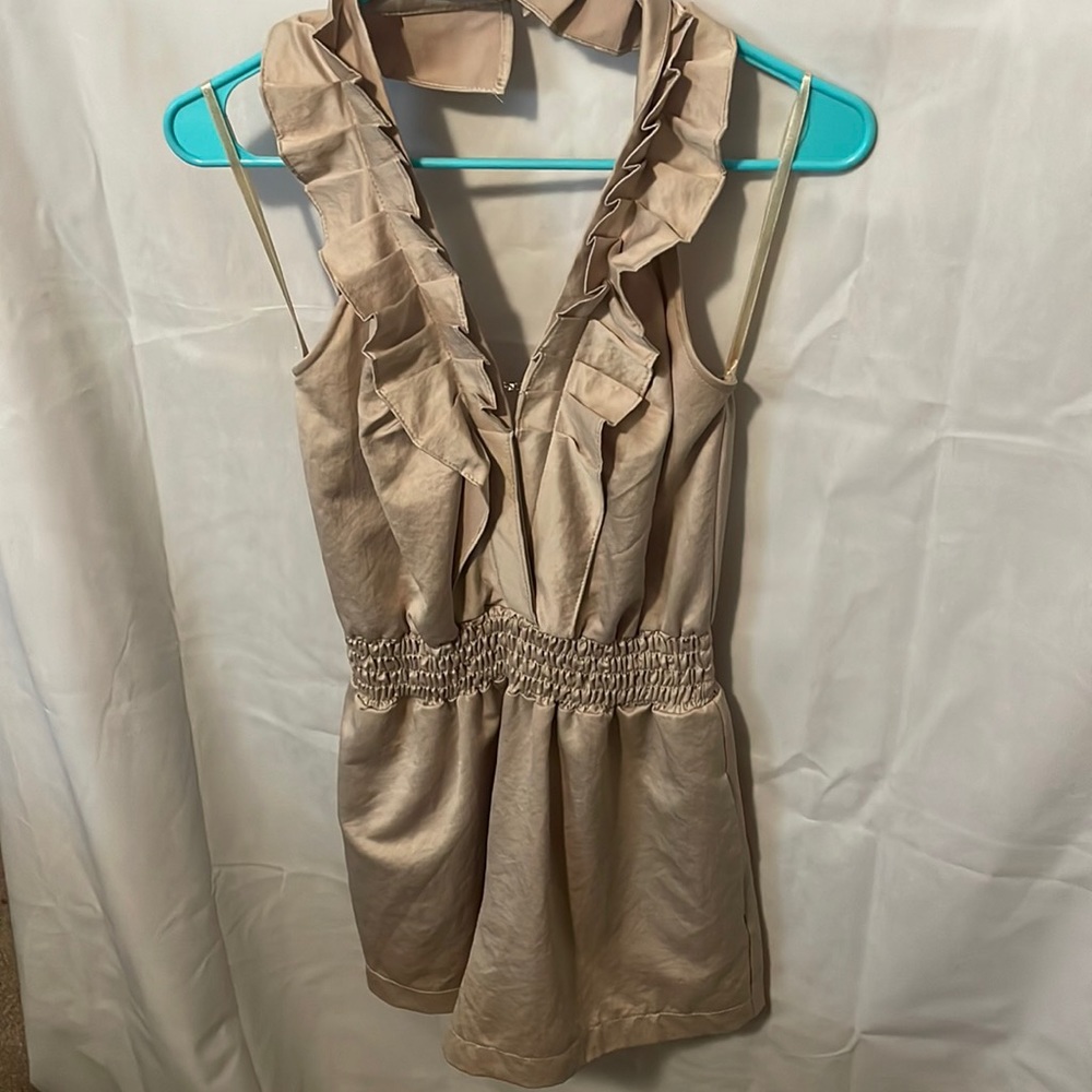 Gold romper